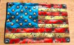 Amerika bordje metaal, Ophalen of Verzenden, Zo goed als nieuw, Overige