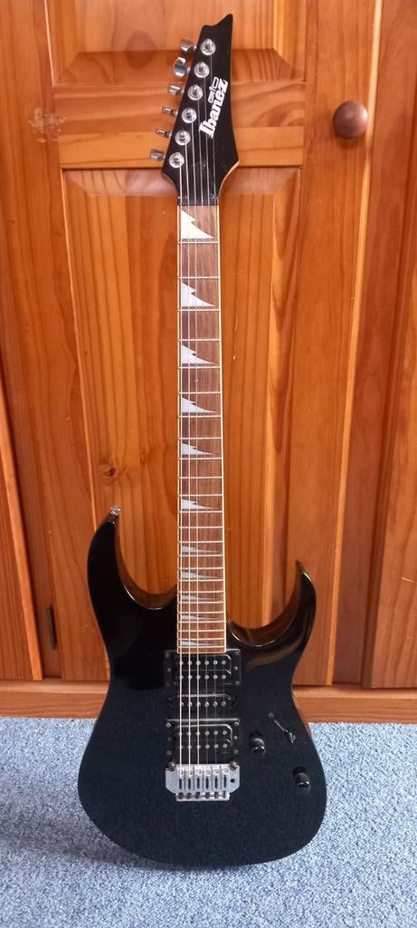 Ibanez Gio " Black Knight" electrische gitaar, Ophalen, Zo goed als nieuw, Solid body, Ibanez