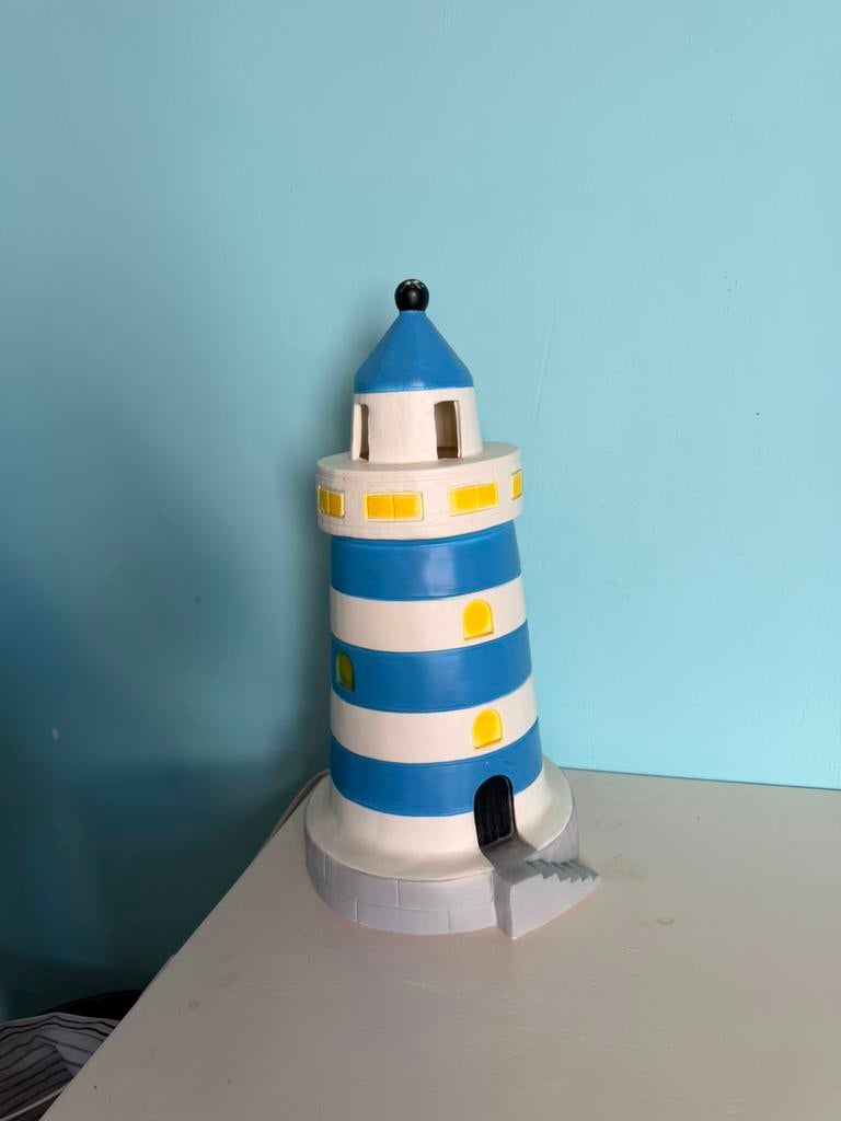 Vuurtoren lamp, Ophalen of Verzenden, Zo goed als nieuw