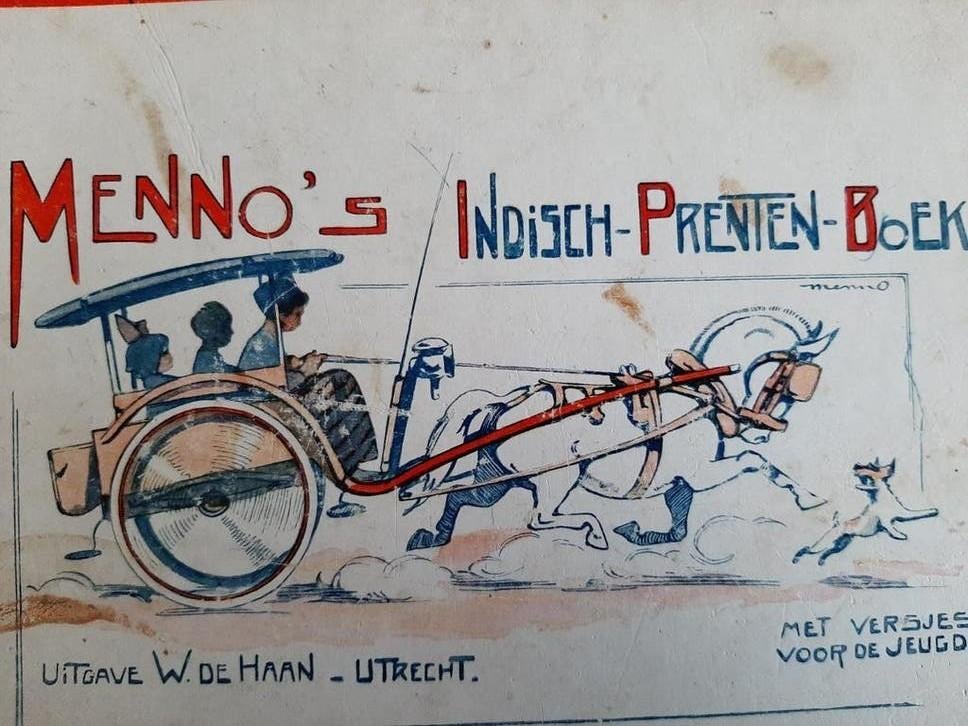 Menno's Indisch Prentenboek - W. de Haan Utrecht (1924), Ophalen of Verzenden, Gelezen, Prentenboek