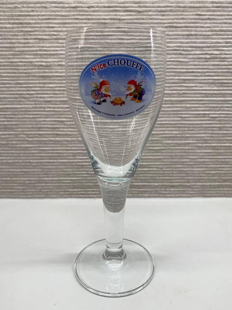 Chouffe glas N'ice Chouffe glas, Ophalen of Verzenden, Zo goed als nieuw, Glas of Glazen, Duvel