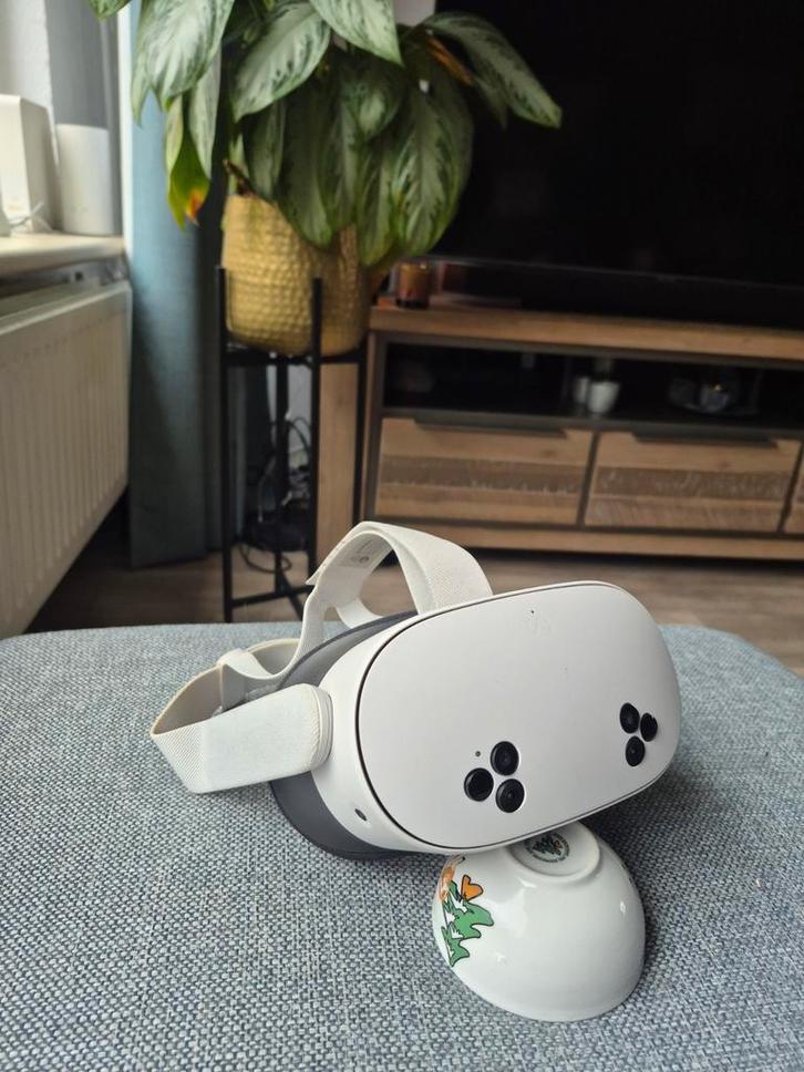 Meta Quest 3S VR Headset 128GB, Spelcomputers en Games, Virtual Reality, Zo goed als nieuw, Overige platformen, VR-bril, Ophalen