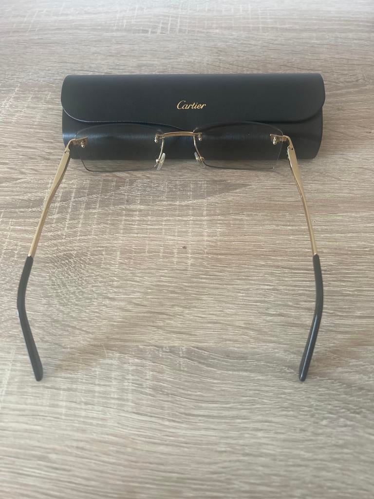 Cartier Santos bril origineel, Overige merken, Zonnebril, Overige kleuren, Ophalen of Verzenden