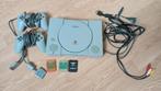 Sony Playstation 1 met controllers en memory cards, Ophalen of Verzenden, Gebruikt, Met 2 controllers, Met geheugenkaart