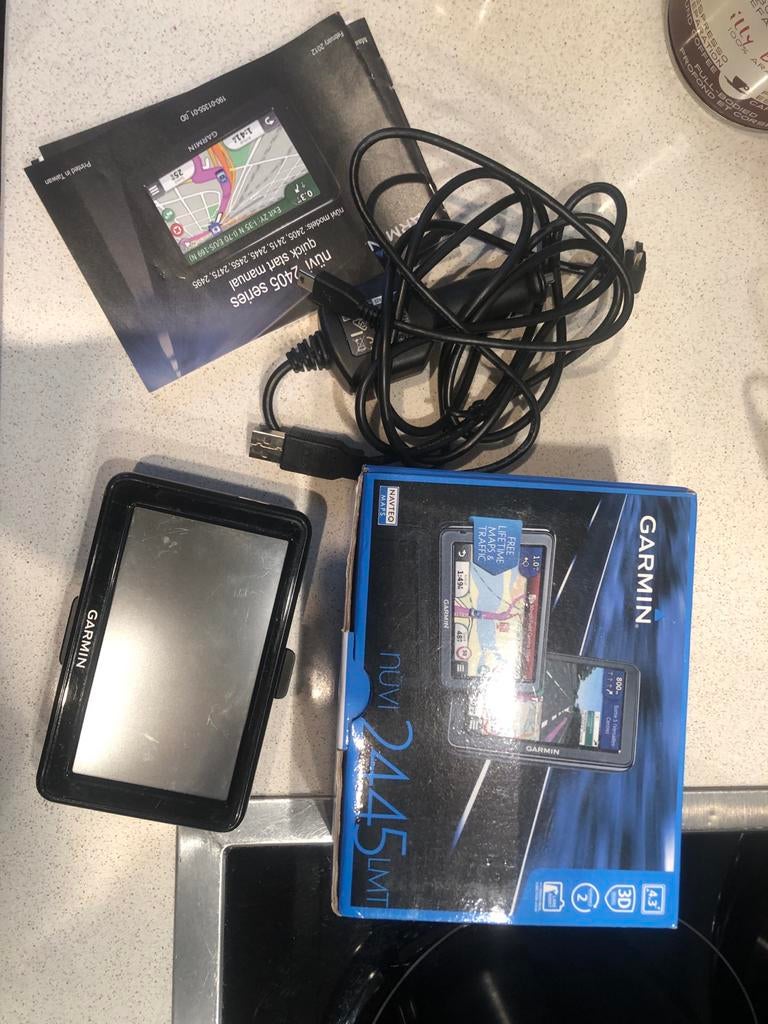 Garmin nüvi 2445LMT GPS Navigatiesysteem, Auto diversen, Ophalen of Verzenden, Gebruikt
