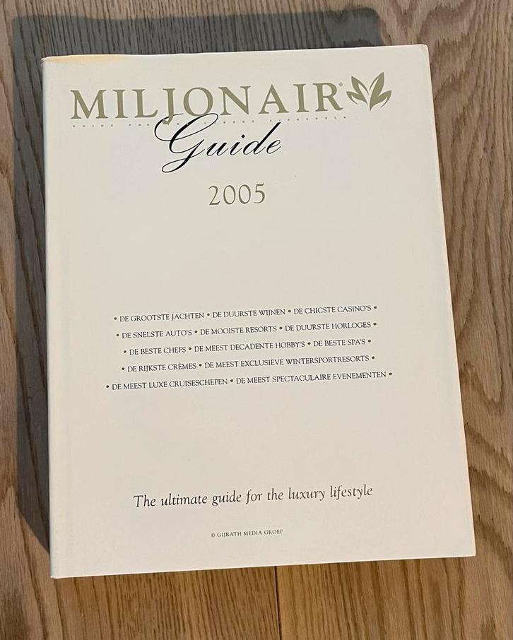 Miljonair’s Guide 2005 - boek van de Miljonairs fair, Boeken, Catalogussen en Folders, Gelezen, Catalogus, Ophalen of Verzenden