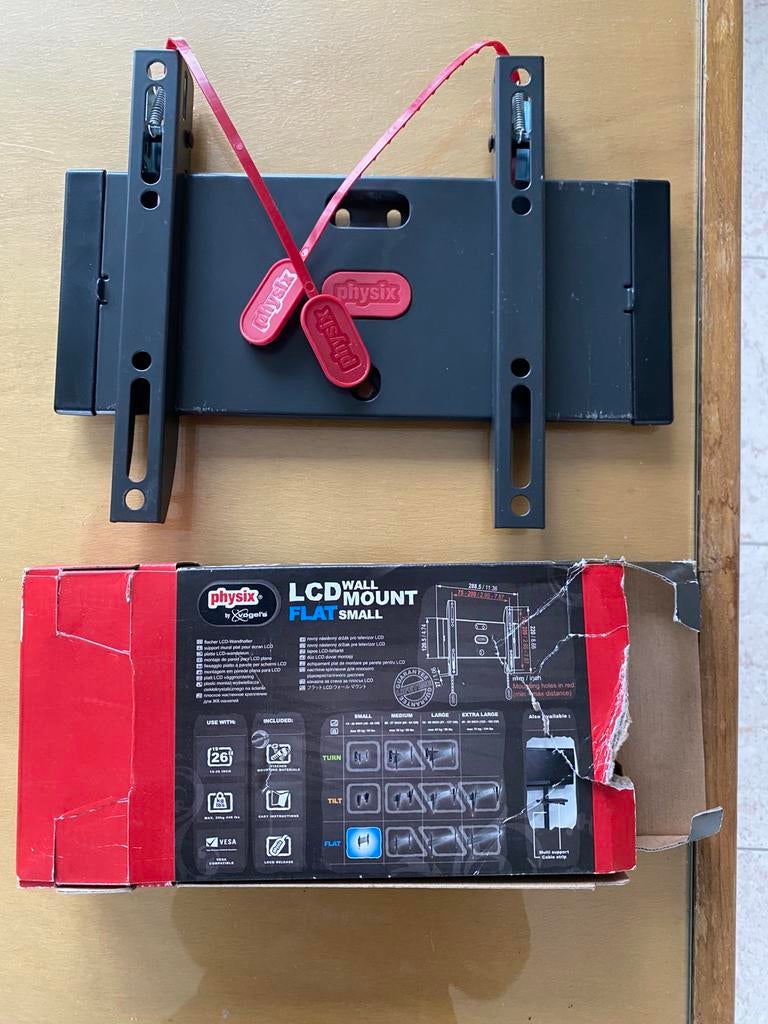 Platte tv beugel, Ophalen of Verzenden, Gebruikt