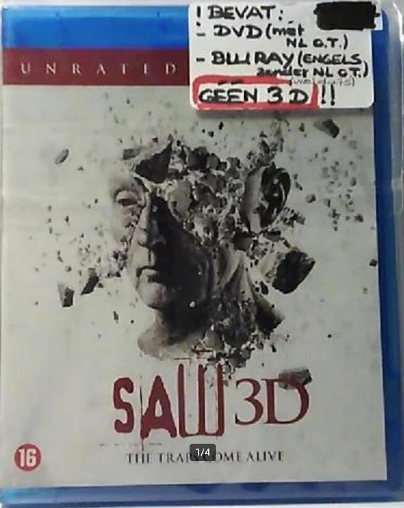 Saw vii (2 FILM Set, DVD (NL)/ BLU RAY(DUITSE SUBS!)GÉÉN 3D!, Vanaf 16 jaar, Verzenden, Slasher, Boxset