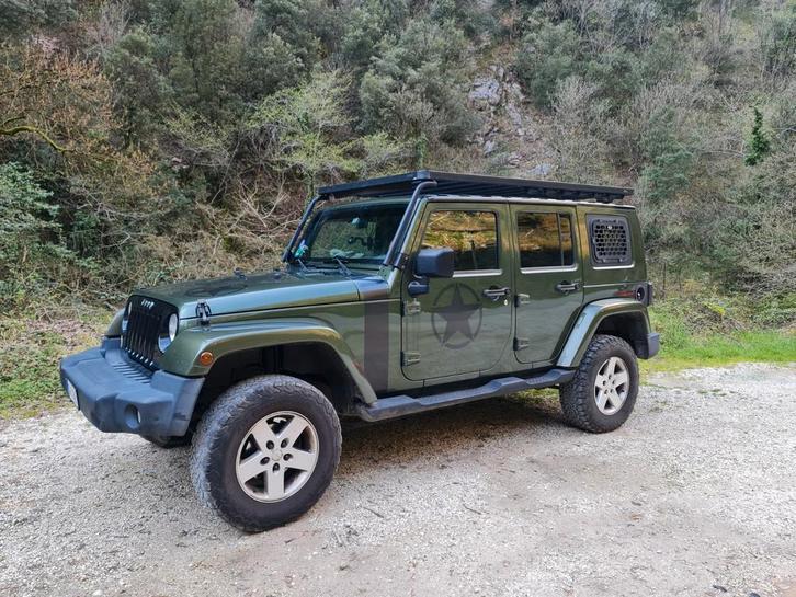 Jeep Wrangler JKU 3.8, Auto's, Jeep, Particulier, Wrangler, 4x4, ABS, Airbags, Airconditioning, Dakrails, Elektrische ramen, Lederen bekleding