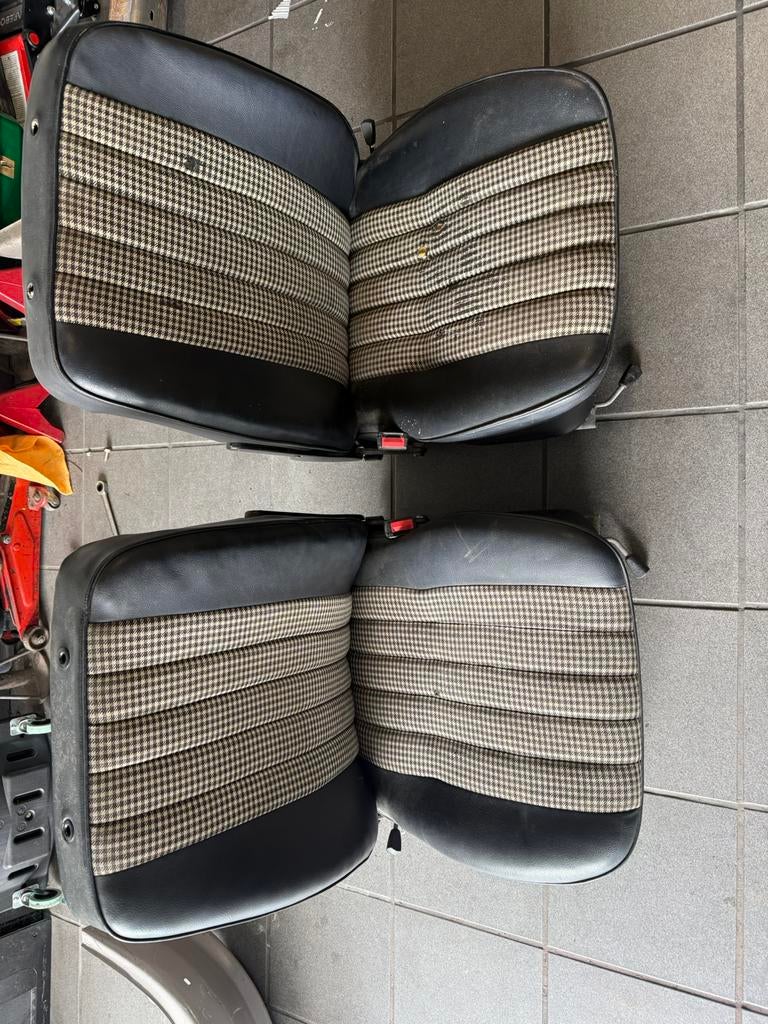 Stoelen Porsche 911 f-model pepita, Ophalen, Porsche