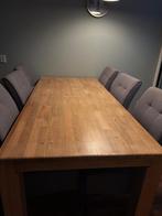 Houten eettafel, Ophalen, Gebruikt, 50 tot 100 cm, Vijf personen of meer