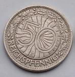 50 Reichspfennig 1927J Duitse Rijk Antieke Munt Duitsland, Ophalen of Verzenden, Duitsland