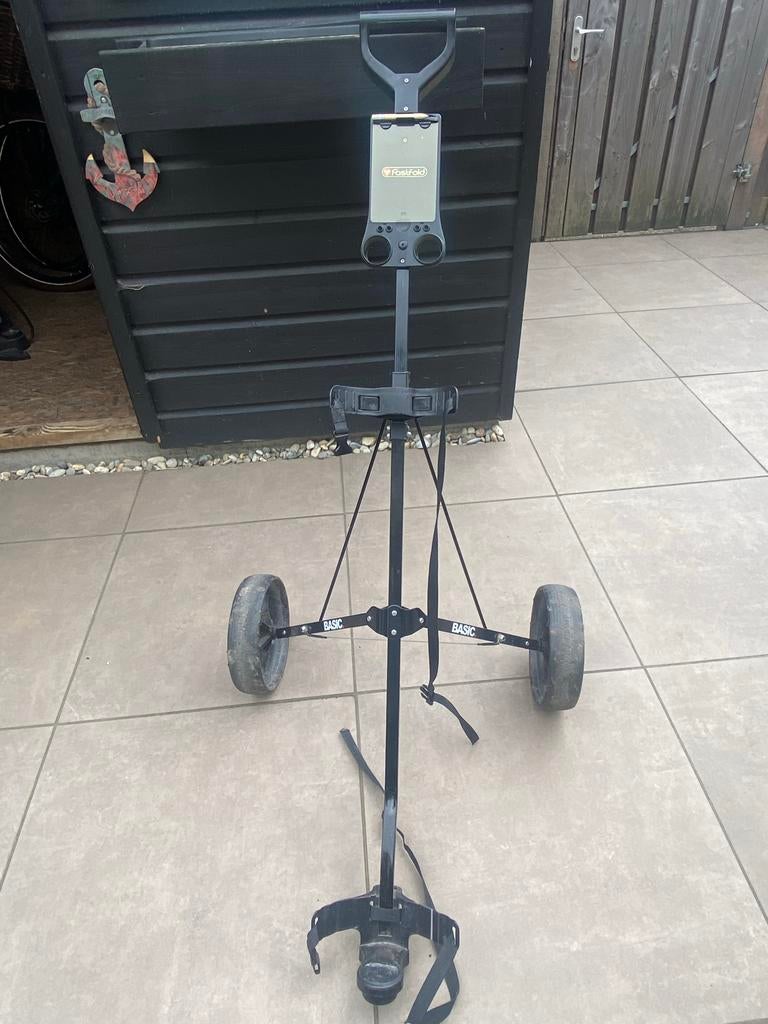 Golf trolley basic, Ophalen of Verzenden, Gebruikt, Golfkar, Overige merken