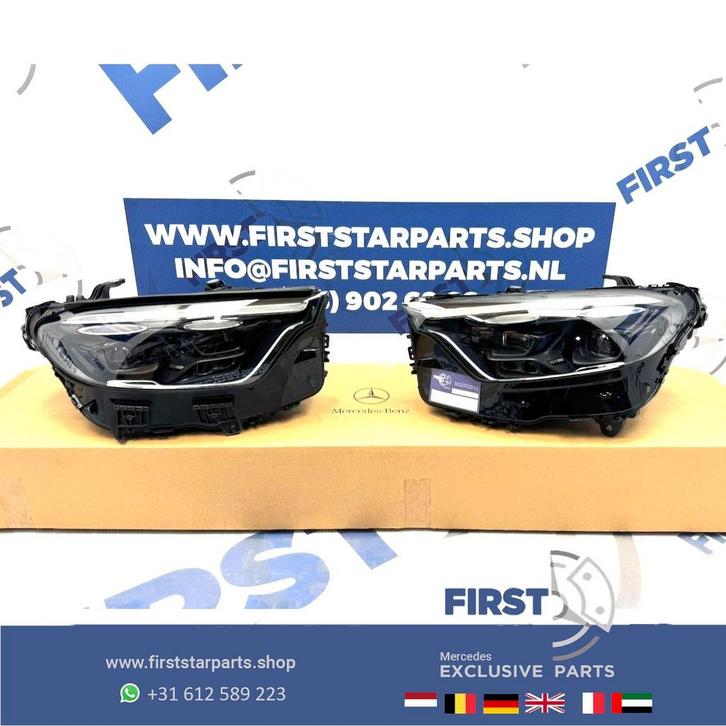 W254 GLC LED KOPLAMPEN SET DIGITAL LIGHT X254 C254 LINKS + R, Auto-onderdelen, Verlichting, Mercedes-Benz, Gebruikt, Ophalen of Verzenden