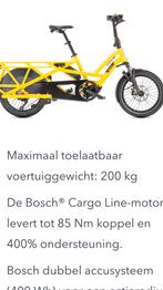 Tern gsd S10 longtail cargo fiets 2022, Ophalen, Zo goed als nieuw, Goederen