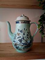 Vintage theepot met vogel- en bloemmotief, Ophalen of Verzenden
