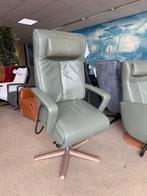 Prominent luxe  sta op stoel relax fauteuil met verwarming, Ophalen of Verzenden, Zo goed als nieuw, Leer, Gratis bezorging regio Utrecht met garantie