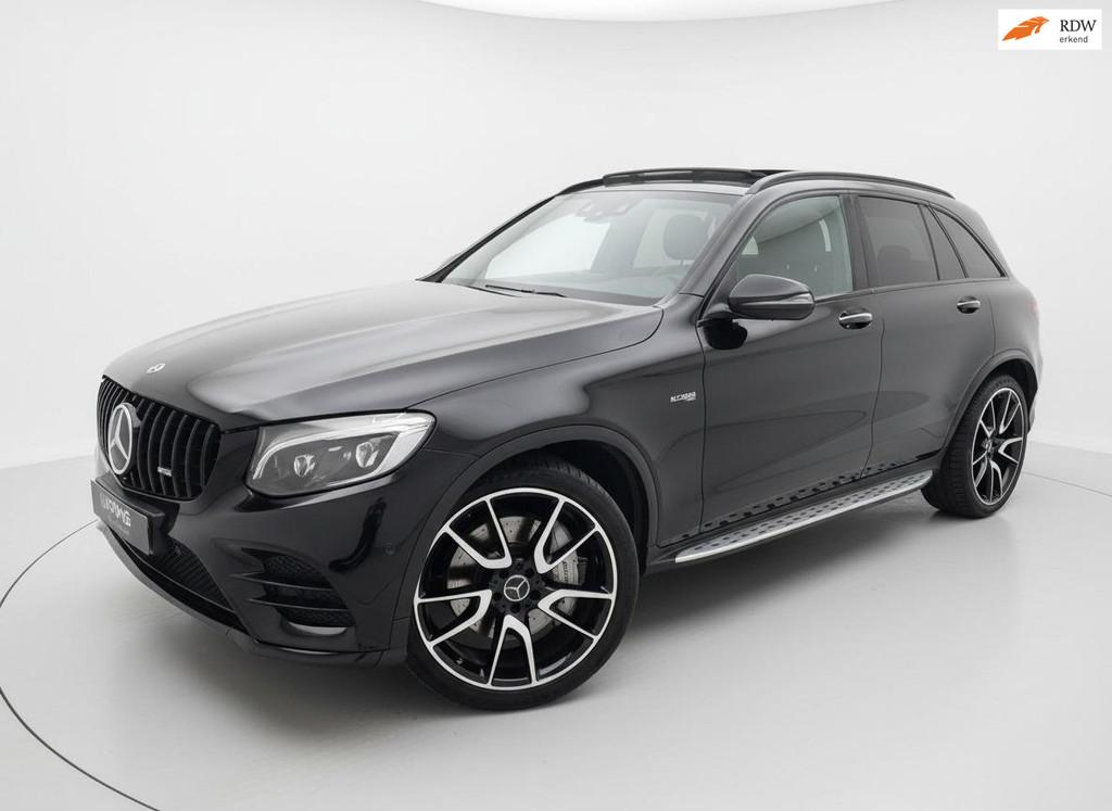 Mercedes-Benz GLC-klasse AMG 43 4MATIC PANO KEYLESS SFEER, Auto's, Mercedes-Benz, Automaat, Gebruikt, 367 pk, Leder