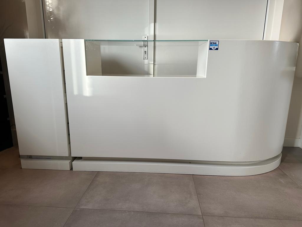 Witte Balie voor Winkel, Salon of Kantoor - Zeer Goede Staat, Zakelijke goederen, Kantoor en Winkelinrichting | Winkel en Inventaris