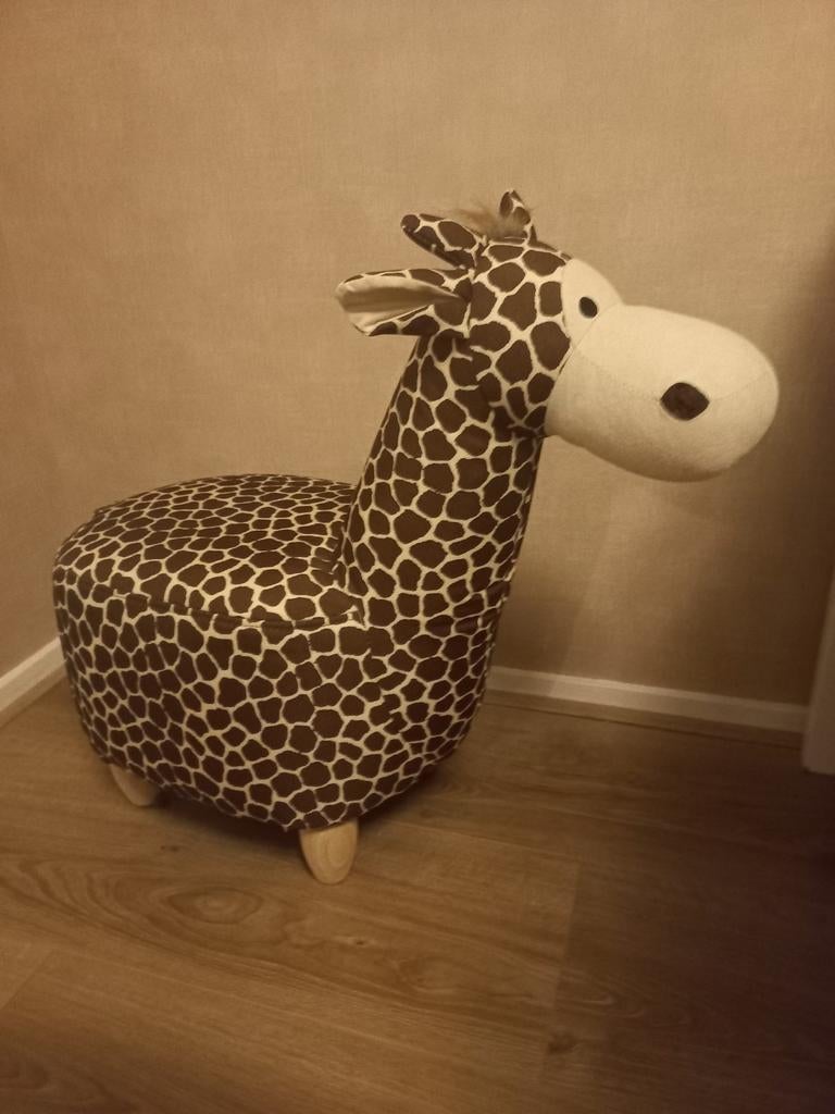 Leuke kinder poef giraf, Ophalen of Verzenden, Zo goed als nieuw, Wanddecoratie