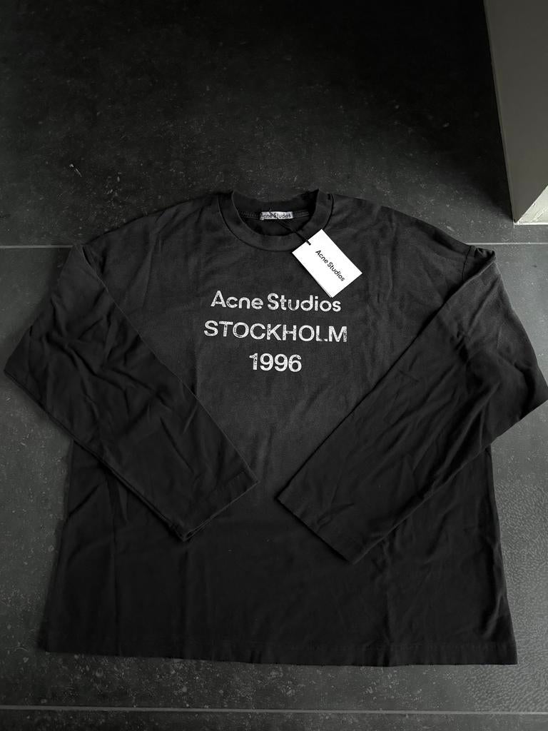 Acne Studios longsleeve zwart maat M, Verzenden, Zo goed als nieuw, Maat 48/50 (M), Zwart