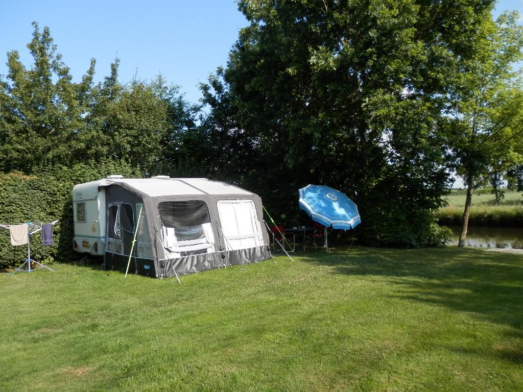 Opblaasbare voortent, Ophalen, Gebruikt