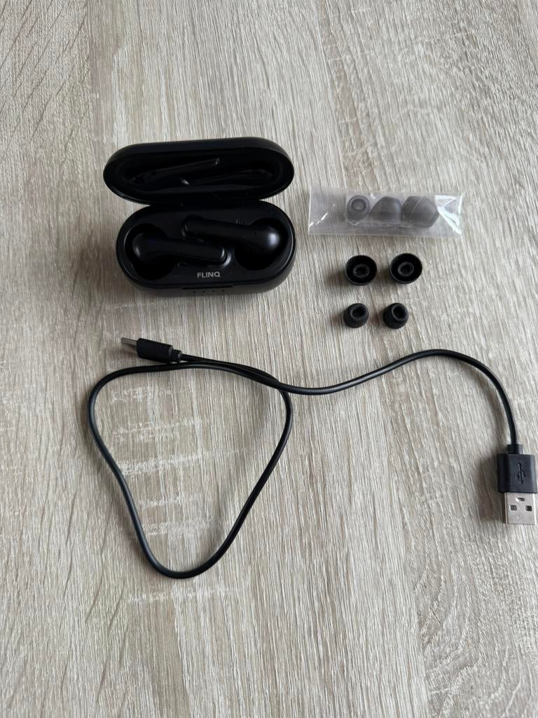 Flinq oordoppen zwart draadloos, Zwart, In gehoorgang (in-ear), Overige merken, Bluetooth
