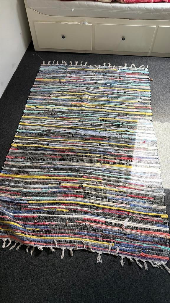 Kleurrijk Vloerkleed, Huis en Inrichting, Stoffering | Tapijten en Kleden, Ophalen, 50 tot 100 cm, Zo goed als nieuw, 150 tot 200 cm