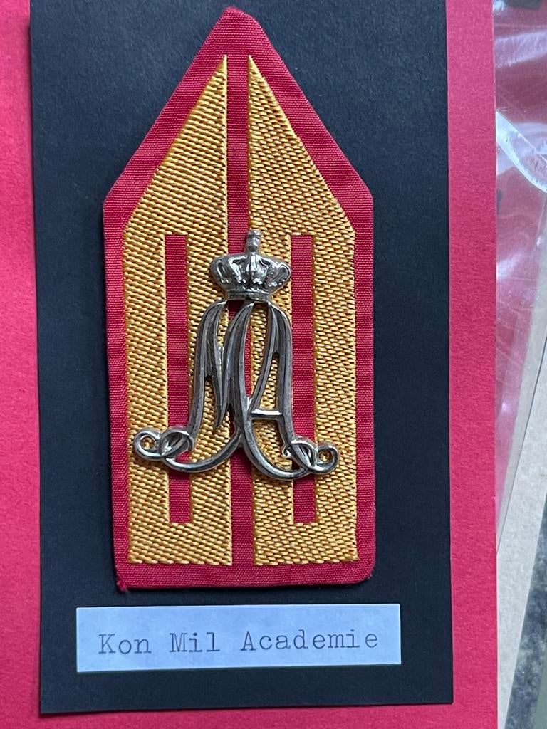 Militaire academie embleem, Ophalen of Verzenden, Landmacht, Nederland, Embleem of Badge