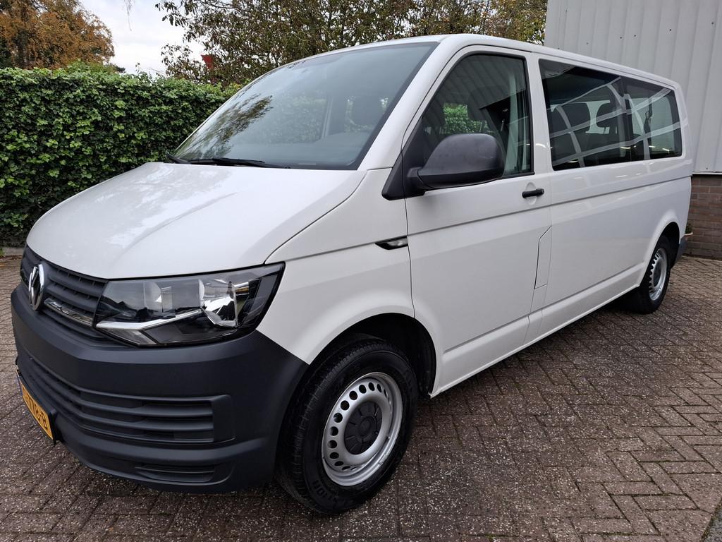 Volkswagen Transporter Kombi 2.0 TSI 25400.- INCL BTW 9-PERS, Auto's, Volkswagen, Stof, Gebruikt, Euro 6, Wit