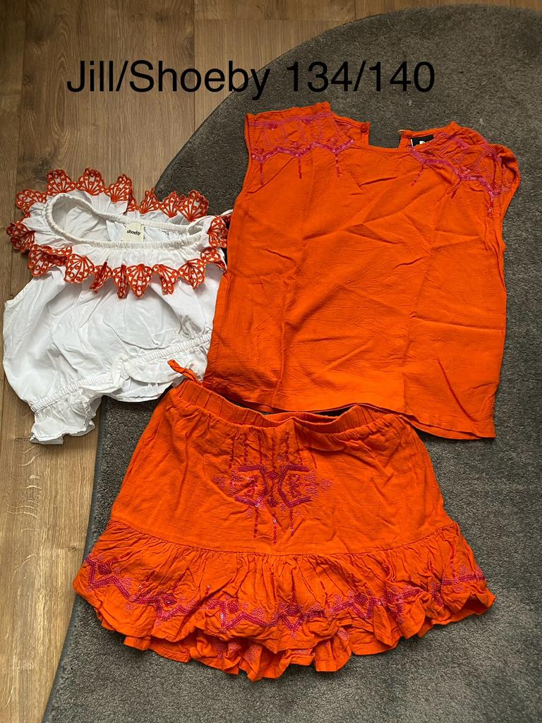 Jill/ Shoeby setje meisje 134, Ophalen of Verzenden, Zo goed als nieuw, Meisje