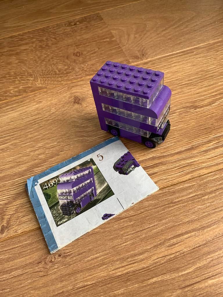 Lego 4695 Knight Bus - Harry Potter, Ophalen of Verzenden, Zo goed als nieuw, Complete set, Lego