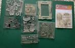 8 setjes clearstamps, Ophalen of Verzenden, Zo goed als nieuw, Clearstamp