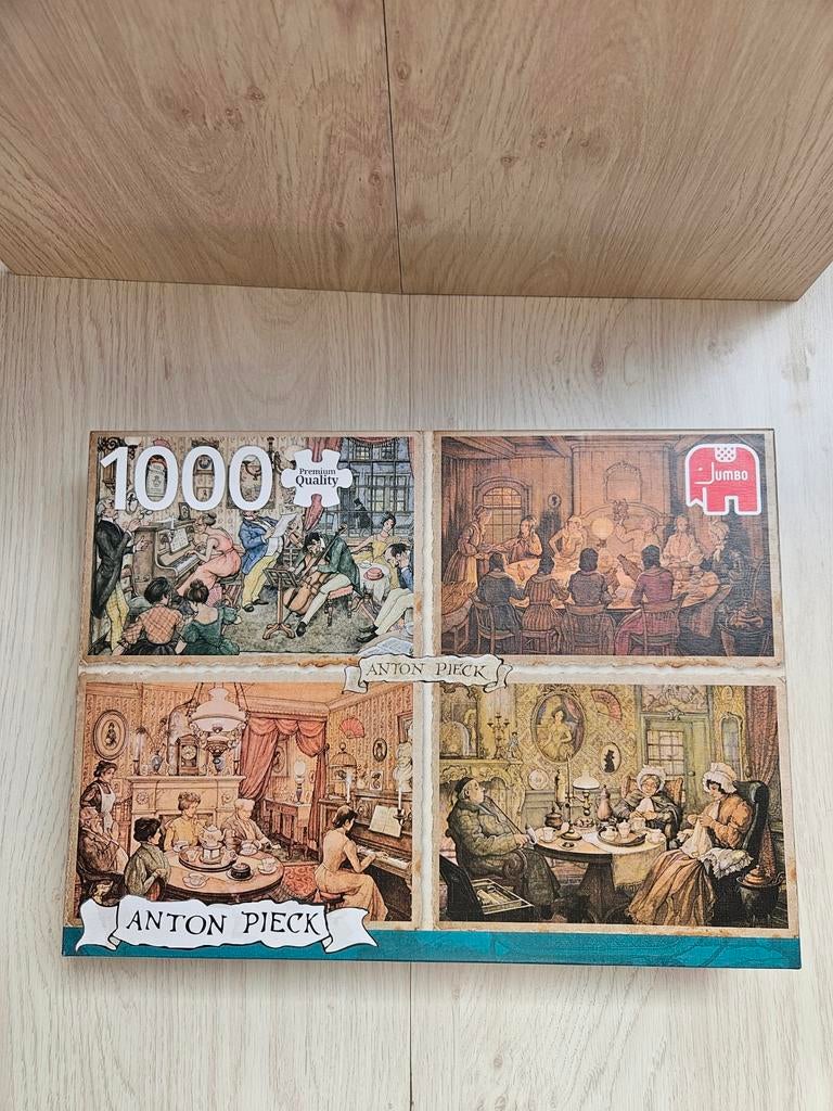 Jumbo Anton Pieck Legpuzzel 1000 stukjes, Ophalen, 500 t/m 1500 stukjes, Zo goed als nieuw, Legpuzzel