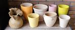 Bloempotten, Tuin en Terras, Bloempotten, Rond, Ophalen of Verzenden, Aardewerk, Minder dan 40 cm