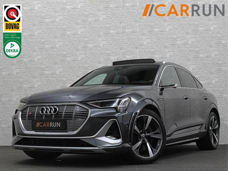 Audi e-tron Sportback S 504pk | RS-Stoelen | Panorama | 360, Auto's, Audi, Bedrijf, Te koop, e-tron, 360° camera, 4x4, Achteruitrijcamera