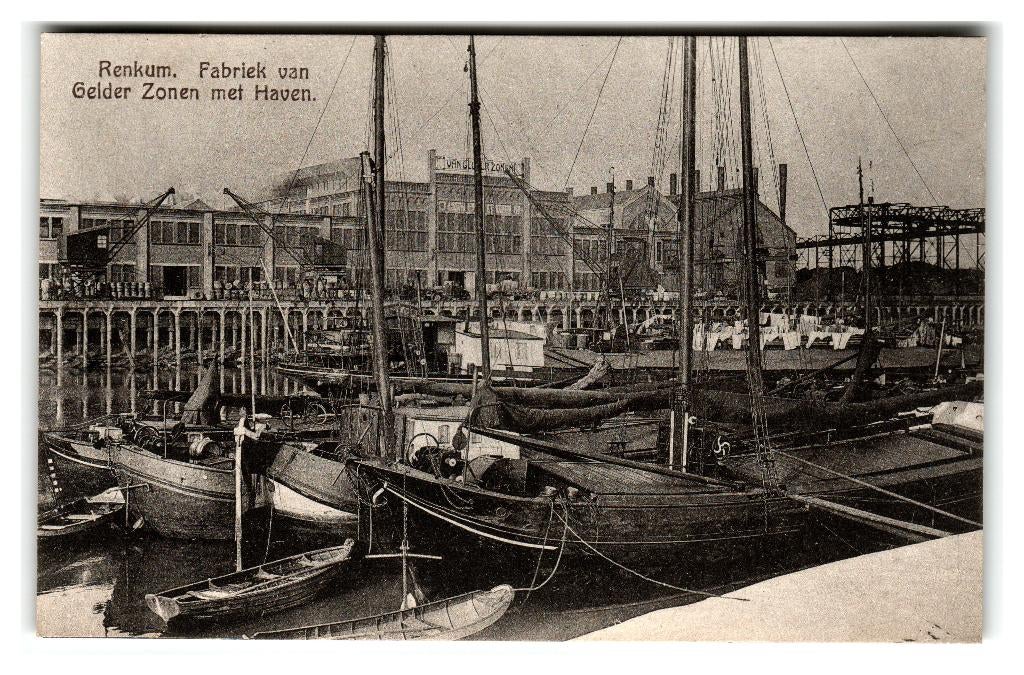 Renkum, Fabriek van Gelder Zonen met Haven, Verzenden, 1920 tot 1940, Gelopen, Gelderland