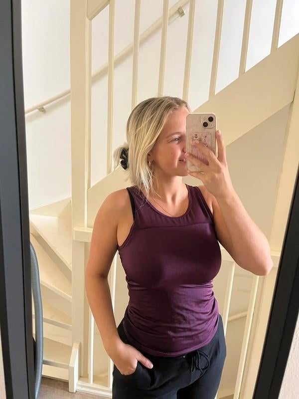 HKMX Tank Top Shine On, Paars, Maat M, ZGAN, Kleding | Dames, Sportkleding, Maat 38/40 (M), Verzenden, Paars, Hunkemöller