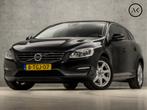 Volvo V60 1.6 T3 Deluxe 150Pk Automaat (NAVIGATIE, NAP, LEDE, Auto's, Volvo, Parkeerassistent, Zwart, 4 cilinders, Leder en Stof