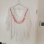 Witte Ibiza Top Blouse Tuniek M/L, Ophalen of Verzenden, Zo goed als nieuw, Maat 38/40 (M), Wit