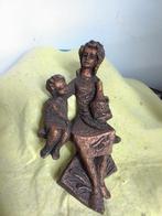 1433) mooie wa dhanger moeder met kind  hoog  25cm, Verzamelen, Beelden en Beeldjes, Ophalen of Verzenden, Zo goed als nieuw