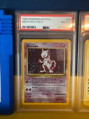 Mewtwo base set Psa 8 Dutch/NL beschikbaar voor biedingen