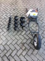 benzine grondboor kruiwagenmodel, Tuin en Terras, Hand-tuingereedschap, Overige merken, Grondboor, Eizenkraft, Nieuw
