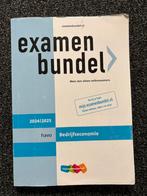 Examenbundel HAVO: Bedrijfseconomie 2024 - 2025, Ophalen of Verzenden, Zo goed als nieuw, Bedrijfseconomie of M&O, HAVO