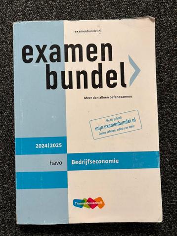 Examenbundel HAVO: Bedrijfseconomie 2024 - 2025 beschikbaar voor biedingen