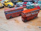 2x  Engelse dubbeldekker bus  dinkey Toys en budgie, Hobby en Vrije tijd, Modelauto's | 1:43, Ophalen of Verzenden, Gebruikt, Dinky Toys