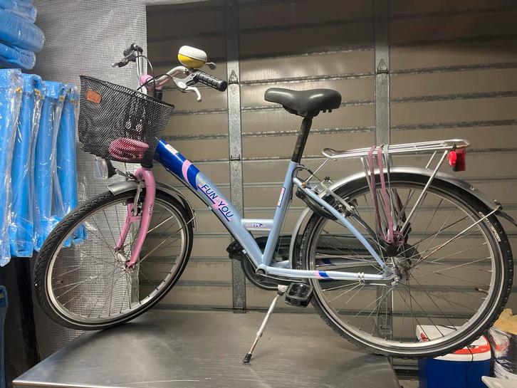 Meisjesfiets 24 inch - Fietst fijn!, Fietsen en Brommers, Fietsen | Dames | Damesfietsen, Gebruikt, Overige merken, Versnellingen