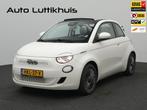 Fiat 500 E Cabrio Icon 42 kWh, Auto's, Fiat, Stof, Gebruikt, 4 stoelen, Wit