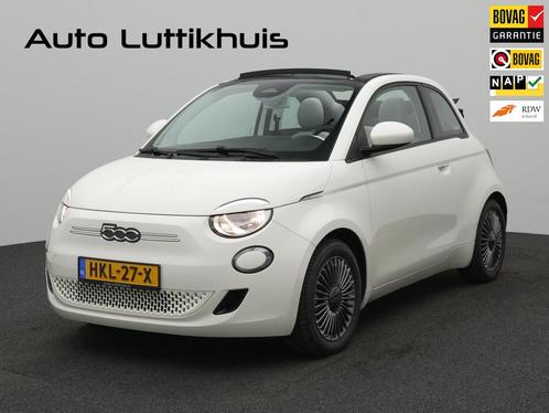 Fiat 500 E Cabrio Icon 42 kWh, Auto's, Fiat, Bedrijf, Te koop, 500E, ABS, Adaptive Cruise Control, Airbags, Airconditioning, Boordcomputer