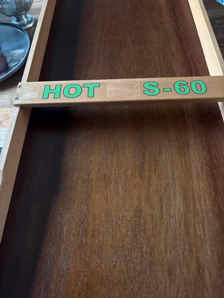 Sjoelbak HOT S-60 - Klassiek Sjoelplezier!, Hobby en Vrije tijd, Gezelschapsspellen | Bordspellen, Zo goed als nieuw, Een of twee spelers